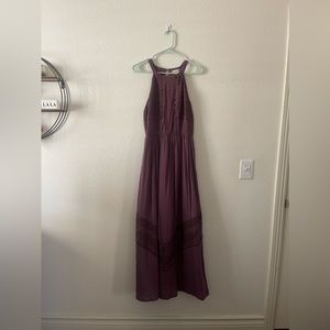 The purple maxi dress